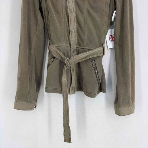 ディーゼル DIESEL ベルト付きボタンデザインミリタリージャケット メンズ import:S