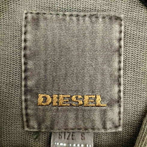 ディーゼル DIESEL ベルト付きボタンデザインミリタリージャケット メンズ import:S