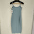 アディダス adidas Blue ALL SZN Rib Fitted Midi Dress オール シーズン リブ フィッティド ミディ ドレス レディース import:L