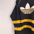 アディダスオリジナルス adidas Originals 80-90S ボーダー モックネック フロントロゴラグランスリーブトレーナー メンズ S-M