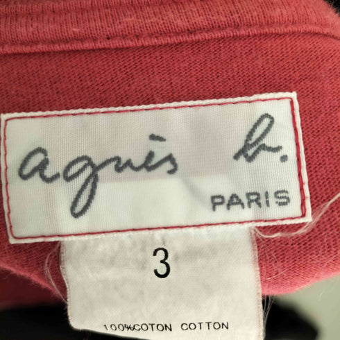 アニエスベー agnes b. フロントプリント S/S Tシャツ レディース JPN:3