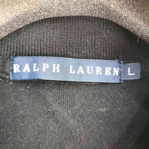 ラルフローレン RALPH LAUREN 90-00S ビーズ ビッグポニー刺繍 S/S ポロシャツ レディース import:L
