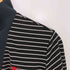 バーバリーゴルフ BURBERRY GOLF ロゴ刺繍 ボーダー ハーフジップ L/S カットソー レディース import:L