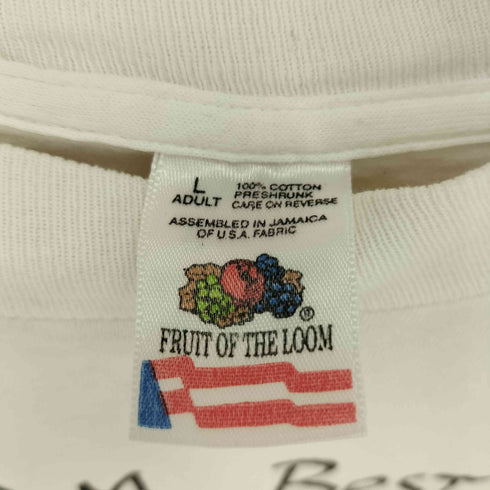 フルーツオブザルーム FRUIT OF THE LOOM 90S キャラクター プリント S/S クルーネック Tシャツ メンズ import:L