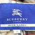 バーバリーブルーレーベル BURBERRY BLUE LABEL 裏地ノバチェック フォックスファー中綿 ダブルボタン トレンチコート レディース EUR:38