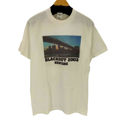 デルタプロウェイト DELTA PRO WEIGHT 00S USA製 2003 BLACKOUT プリントTシャツ メンズ M