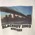 デルタプロウェイト DELTA PRO WEIGHT 00S USA製 2003 BLACKOUT プリントTシャツ メンズ M