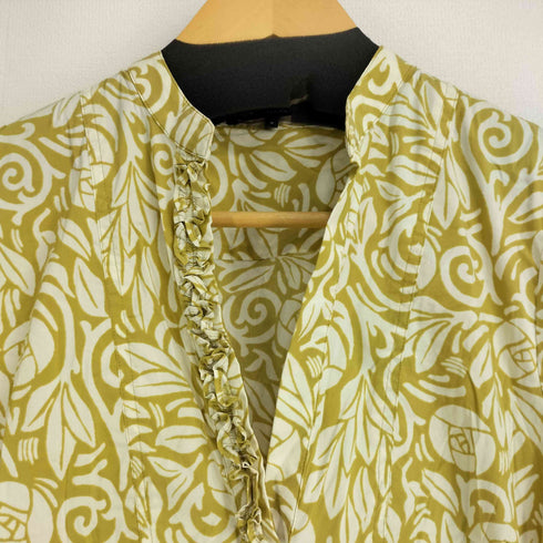 ビーシービージーマックスアズリア BCBG MAXAZRIA 総柄フリルブラウス レディース import:S