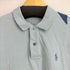 ラルフローレン RALPH LAUREN 90-00S THE SKINNY POLO スモールポニー刺繍パッチワークダメージデザイン S/S ポロシャツ メンズ import:L