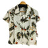 トゥーパームス TWO PALMS レーヨン100 ボタニカル柄 S/S オープンカラー アロハシャツ レディース import:M