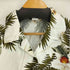 トゥーパームス TWO PALMS レーヨン100 ボタニカル柄 S/S オープンカラー アロハシャツ レディース import:M