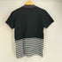 ブラックコムデギャルソン BLACK COMME des GARCONS 12SS ボーダー切替 S/S Tシャツ メンズ JPN:M