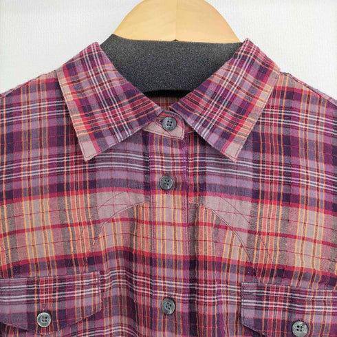 カルバンクラインジーンズ Calvin Klein Jeans シアーチェック L/S シャツ レディース import:L