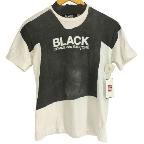 ブラックコムデギャルソン BLACK COMME des GARCONS 09SS デザインプリント S/S Tシャツ メンズ JPN:S