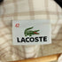 ラコステ LACOSTE チェック スキッパー ブラウス レディース EUR:42