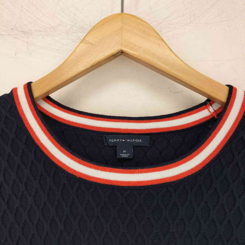 トミーヒルフィガー TOMMY HILFIGER 切替 ニットワンピース レディース JPN:M