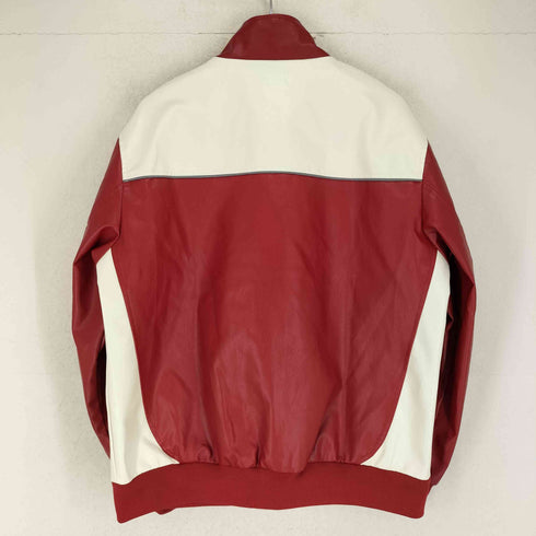 PUレザー レーシングジャケット メンズ XL