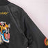 バーディー Birdie USA製 虎 龍 和柄 JAPAN サテンスタジャン メンズ import:M