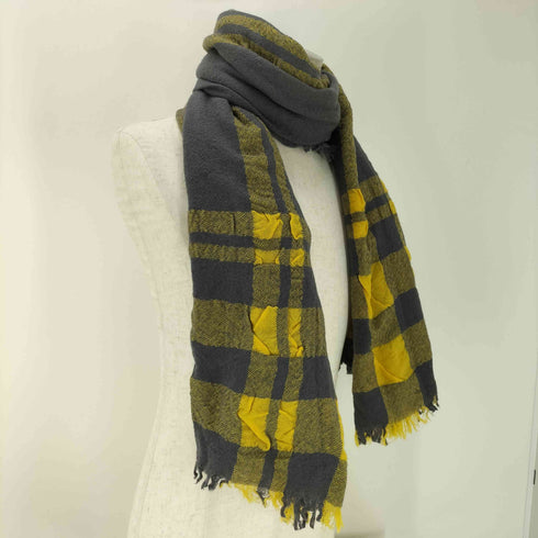 ヴィヴィアンウエストウッド Vivienne Westwood オーブ刺繍 チェック柄フリンジストール メンズ