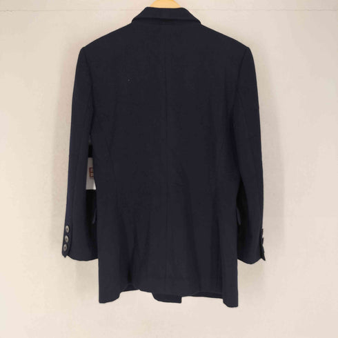 VIVRE CASHMERE カシミヤ混 裏地総柄 ダブルテーラードジャケット レディース JPN:9号