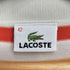 ラコステ LACOSTE ワンポイントミニ刺繍 ボーダー スキッパー S/S コットンニットポロシャツ レディース EUR:42