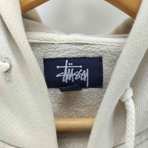 ステューシー Stussy 90S OLD 紺タグ Sロゴ ワッペン カレッジ スウェット フーディー バーシティ ジャケット スタジャン メンズ import:L