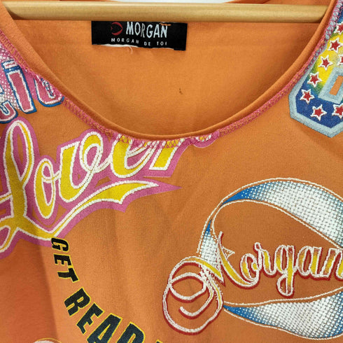 モルガン MORGAN フロントプリント タンクトップ Y2K レディース