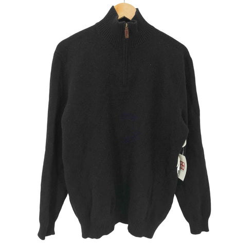 ポロバイラルフローレン Polo by RALPH LAUREN 90S ポニー無し ハーフジップ ニット セーター メンズ import:XXL