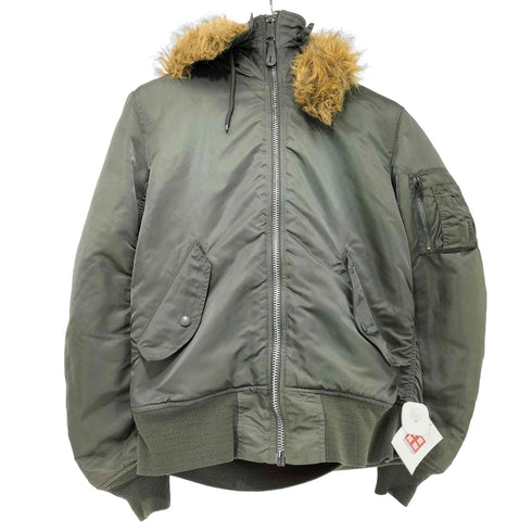 アルファインダストリーズ ALPHA INDUSTRIES MA-1 ファー取り外し可 フード フライトジャケット メンズ import:M