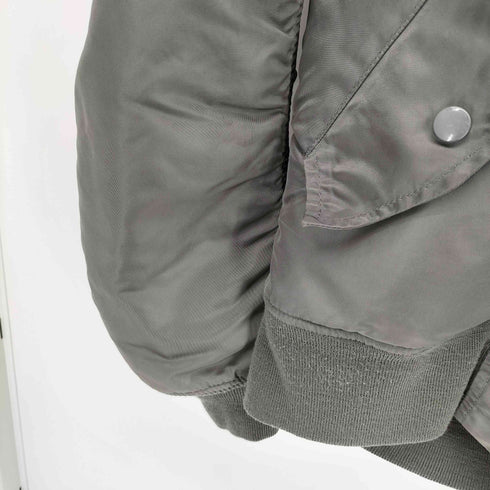 アルファインダストリーズ ALPHA INDUSTRIES MA-1 ファー取り外し可 フード フライトジャケット メンズ import:M