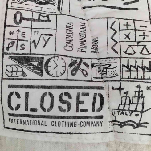 マリテフランソワジルボー MARITHE FRANCOIS GIRBAUD 80s イタリア製 CFM社製 CLOSED 2タック コットン ワイドスラックス メンズ