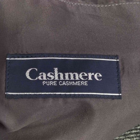 CASHMERE100 ヘリンボーン柄 テーラードジャケット メンズ import:S