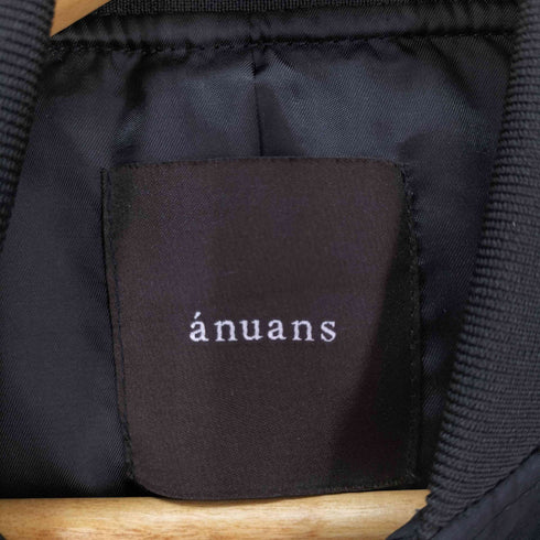アニュアンス anuans ギャザースリーブMA-1ブルゾン レディース FREE