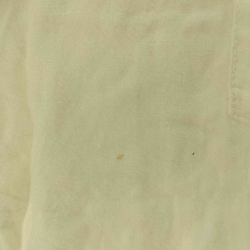 カルバンクラインジーンズ Calvin Klein Jeans リネン100% 半袖 ダブルジップシャツ メンズ import:XL
