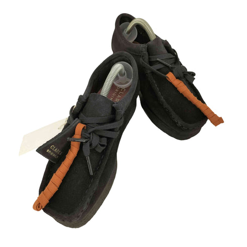 クラークスオリジナルズ Clarks ORIGINALS WALLABEE BLACK SDE レディース UK:4
