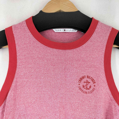 トミーヒルフィガー TOMMY HILFIGER ロゴプリント タンクトップ レディース import:S
