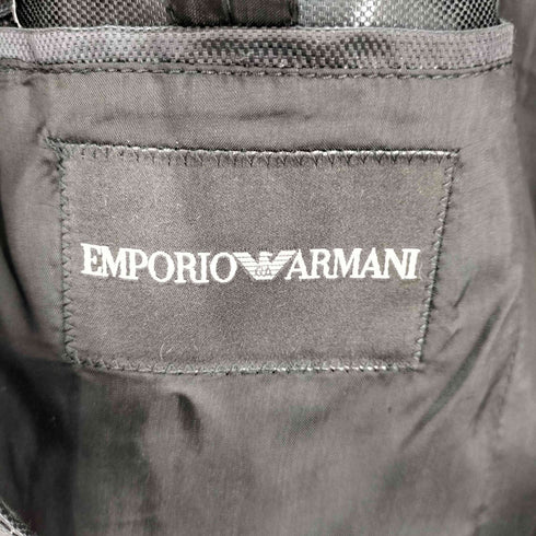 エンポリオアルマーニ EMPORIO ARMANI サテンライク 2B シングル テーラードジャケット メンズ EUR:52