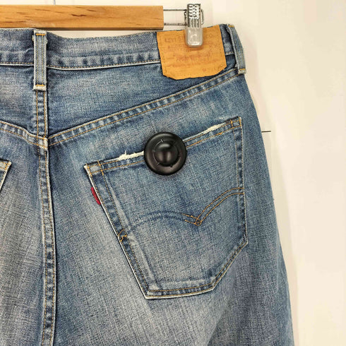 リーバイスヴィンテージクロージング Levis Vintage Clothing LOT71501 1971モデル 復刻 05年製 赤耳 黒カン ボタンフライ BIGE ストレートデニム メンズ W38