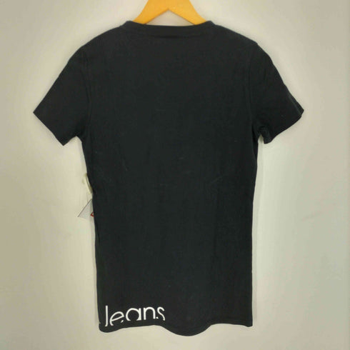 カルバンクラインジーンズ Calvin Klein Jeans ロゴプリント スタッズ S/S Tシャツ レディース import:L
