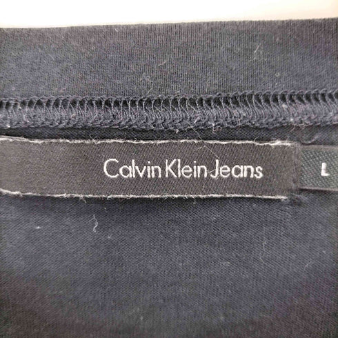 カルバンクラインジーンズ Calvin Klein Jeans ロゴプリント スタッズ S/S Tシャツ レディース import:L