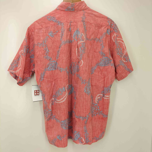 レインスプーナー Reyn Spooner 70-80S USA製 金タグ リバースプリント S/S アロハシャツ メンズ