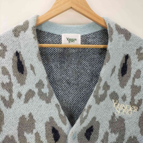 ヤンガーソング Younger Song shaggy Knit cardigan シャギー ニット カーディガン レオパード柄 メンズ JPN:M