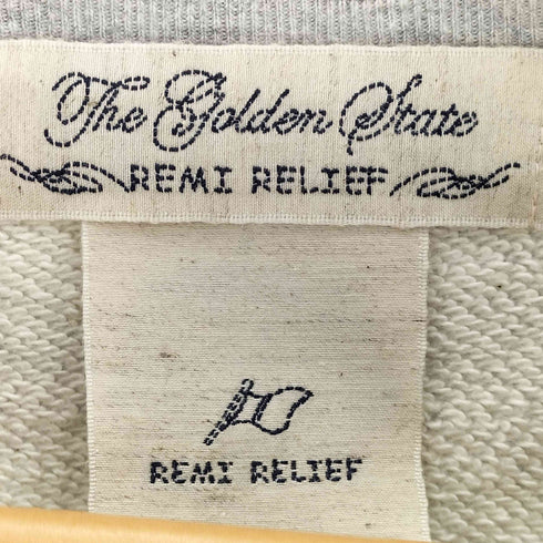 レミレリーフ REMI RELIEF コットン ノースリーブ スウェット レディース JPN:M