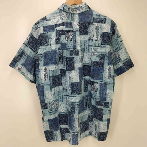 レインスプーナー Reyn Spooner 90S USA製 水着タグ S/S アロハシャツ ボックスシルエット メンズ JPN:L