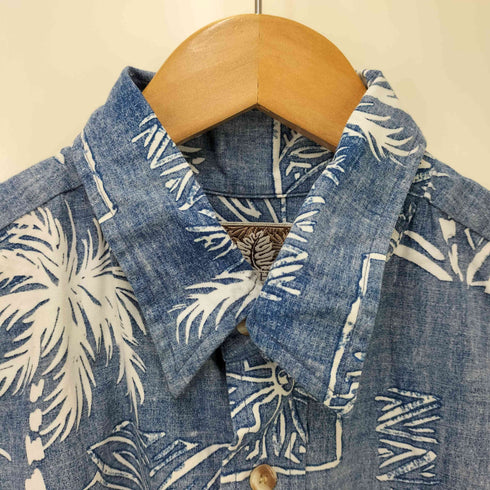 カラヘオ KALAHEO 90S USA製 リバースプリント S/S アロハシャツ メンズ
