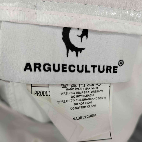 ARGUECULTURE サテン バギースラックス メンズ JPN:L