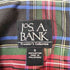 ジョスエーバンク Jos A Bank L/S ボタンダウン タータンチェックシャツ メンズ import:S