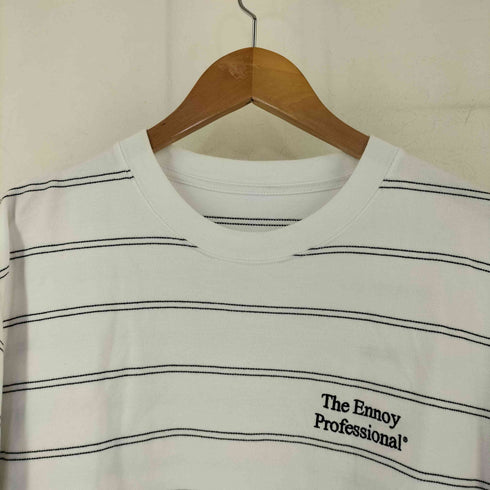 ザエンノイプロフェッショナル The Ennoy Professional S/S Border Tee メンズ L