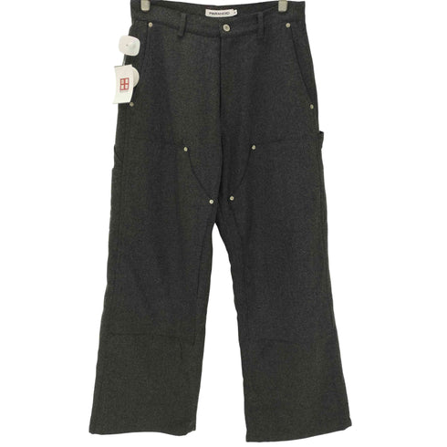 パラノイド PARANOID 25AW MELANGE PAINTER PANTS メランジ ペインター ダブルニー バギー ウール トラウザー パンツ メンズ M