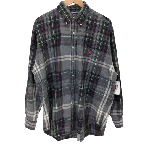 ラルフローレンゴルフ RALPH LAUREN GOLF 90S TILDEN エンブレム L/S ボタンダウンチェックシャツ メンズ import:L